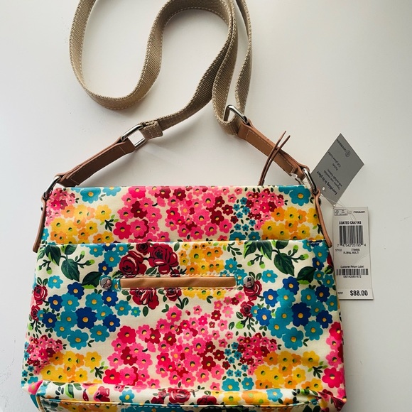 Giani Bernini Multicolor Floral Crossbody Bag - Picture 4 of 10